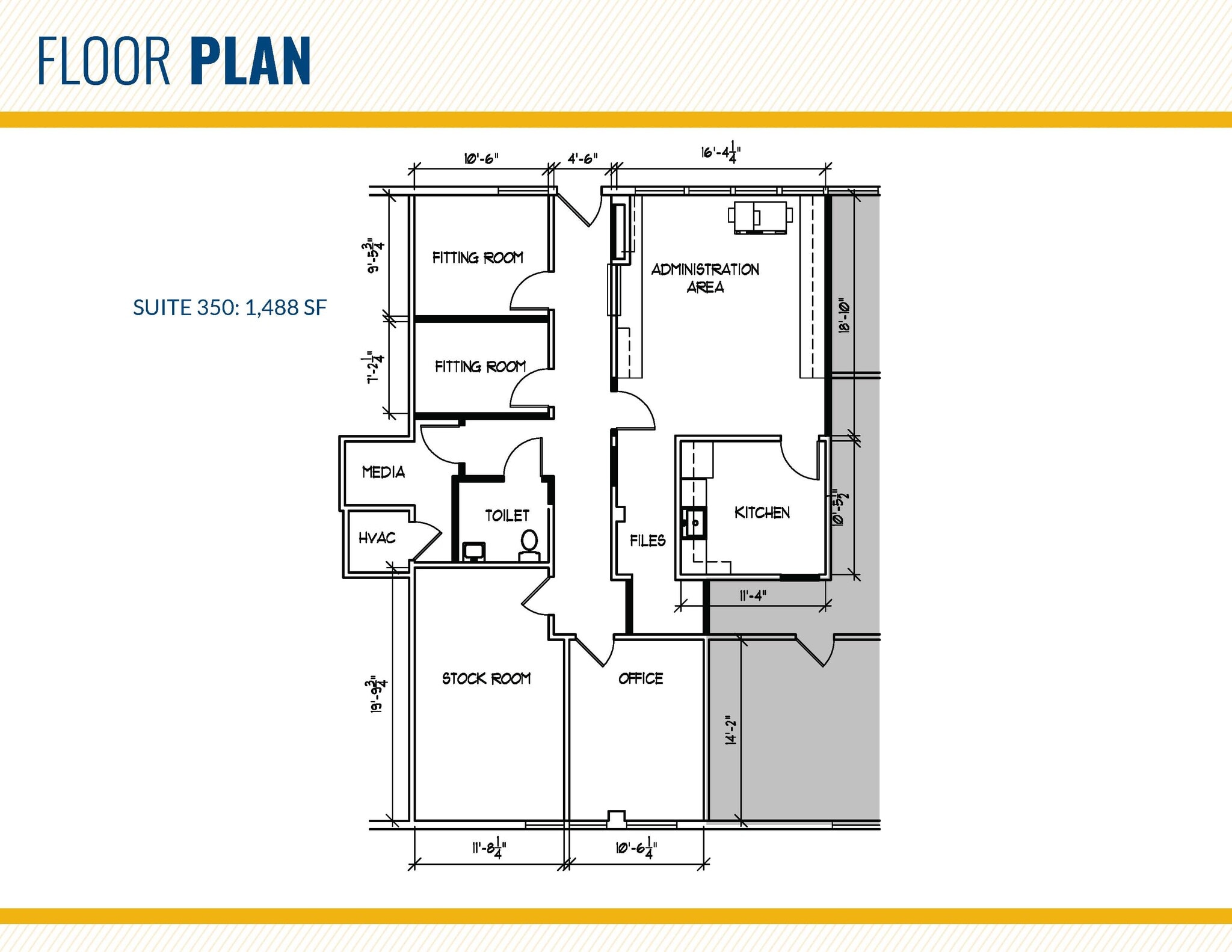 7801 York Rd, Towson, MD for lease Floor Plan- Image 1 of 2