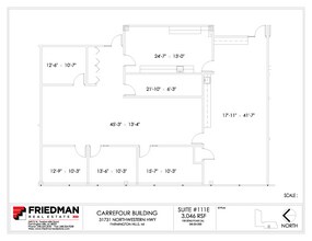 31731 Northwestern Hwy, Farmington Hills, MI à louer Plan d’étage- Image 1 de 2