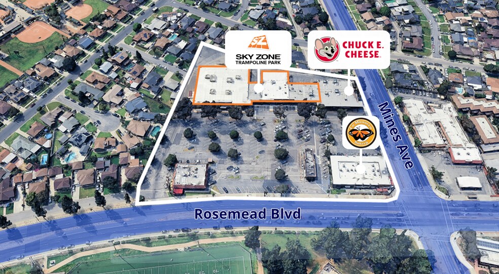 6001 Rosemead Blvd, Pico Rivera, CA à louer - Photo du bâtiment - Image 3 de 4