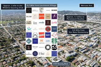 4707 Beverly Blvd, Los Angeles, CA - Aérien Vue de la carte - Image1