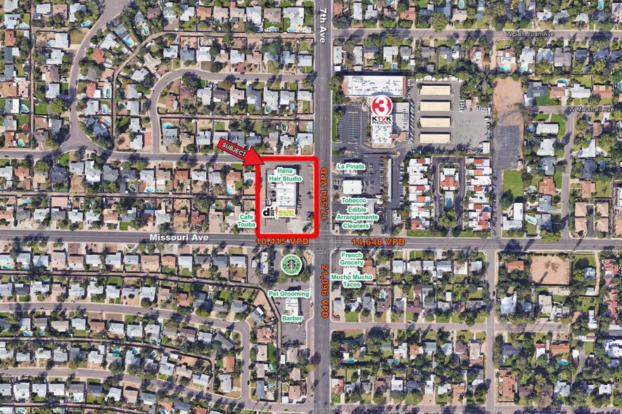 5504-5524 N 7th Ave, Phoenix, AZ à louer - Photo du bâtiment - Image 3 de 8