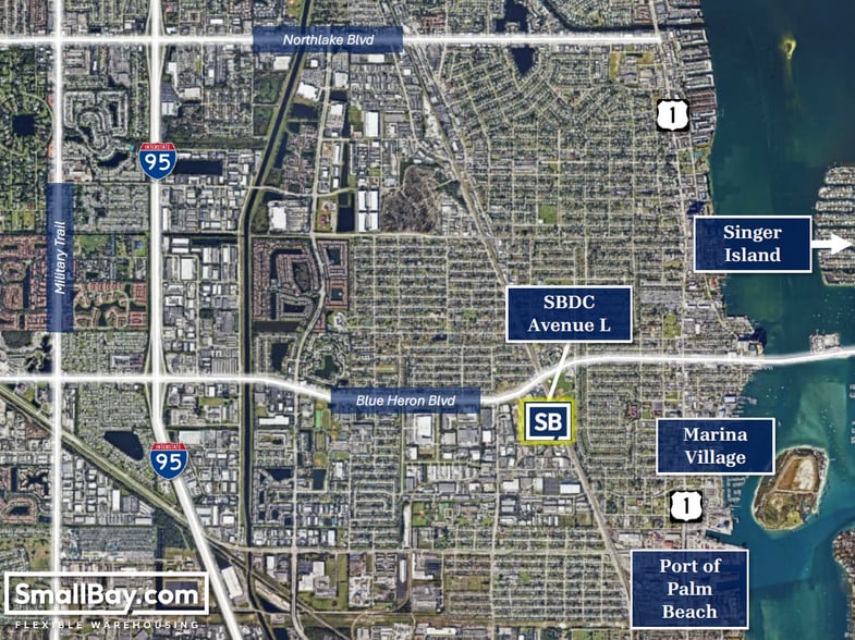 1700-2060 Avenue L, Riviera Beach, FL for lease - Aerial - Image 2 of 7