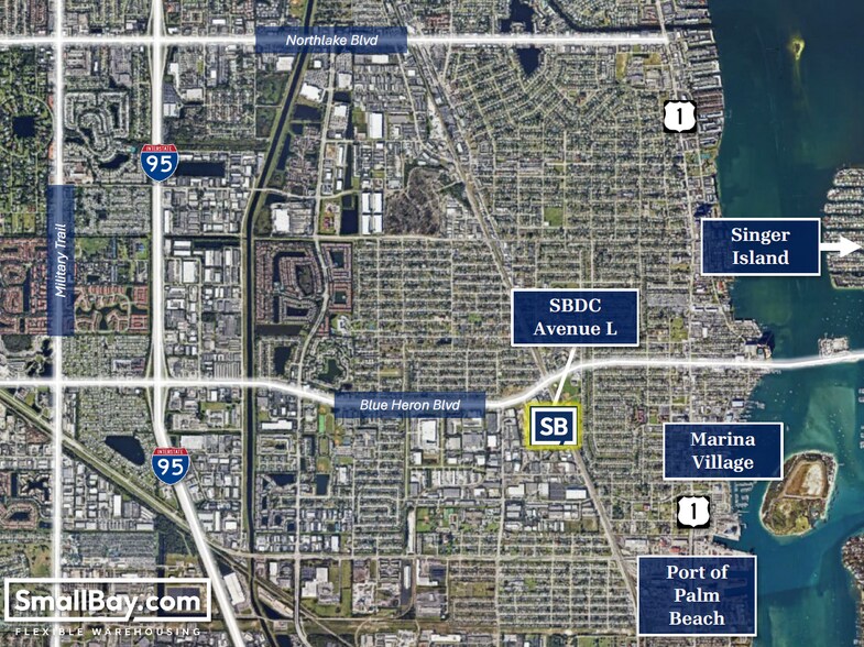 1700-2060 Avenue L, Riviera Beach, FL à louer - Aérien - Image 2 de 7