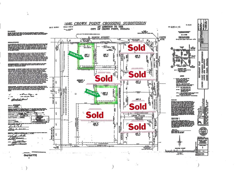 Broadway & 109th St, Crown Point, IN for sale - Building Photo - Image 1 of 1