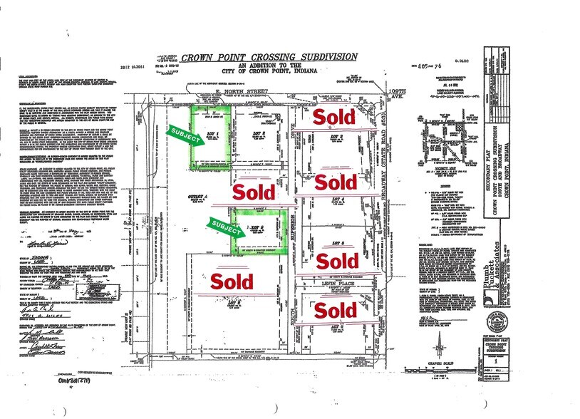 Broadway & 109th St, Crown Point, IN à vendre - Photo du bâtiment - Image 1 de 1