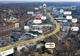 414 W Lancaster Ave, Devon, PA - AERIAL  map view