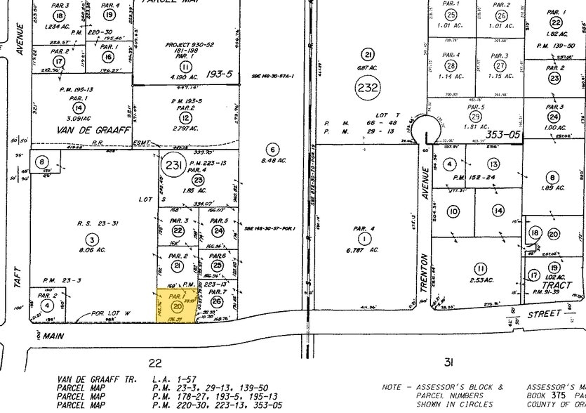 1595 N Main St, Orange, CA à louer - Plan cadastral - Image 2 de 2