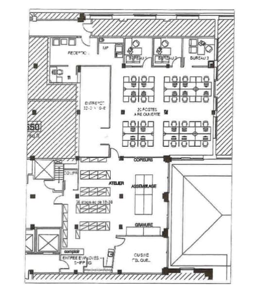 1555 Rue Peel, Montréal, QC for lease Floor Plan- Image 1 of 1