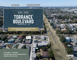 Plus de détails pour 2316-2326 Torrance Blvd, Torrance, CA - Terrain à vendre