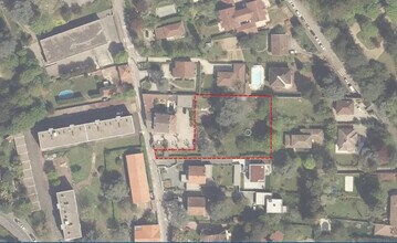 Écully - Aerial map view