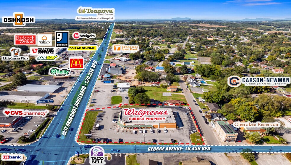 132 E Broadway Blvd, Jefferson City, TN à vendre - Photo du bâtiment - Image 3 de 3