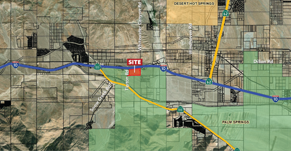 Tipton Rd, Palm Springs, CA - aerial  map view - Image1