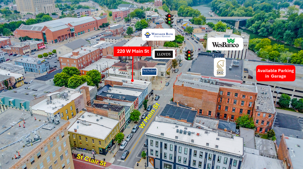 220 W Main St, Frankfort, KY for lease - Aerial - Image 3 of 6