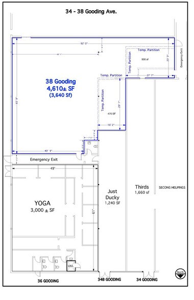 6 Gooding Ave, Bristol, RI à louer - Plan d’étage - Image 2 de 5
