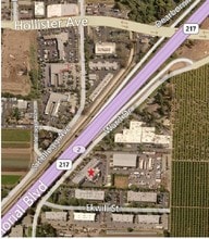 600 Ward Dr, Santa Barbara, CA - AERIAL map view