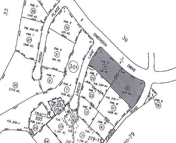 26212 Dimension Dr, Lake Forest, CA for lease - Plat Map - Image 2 of 6