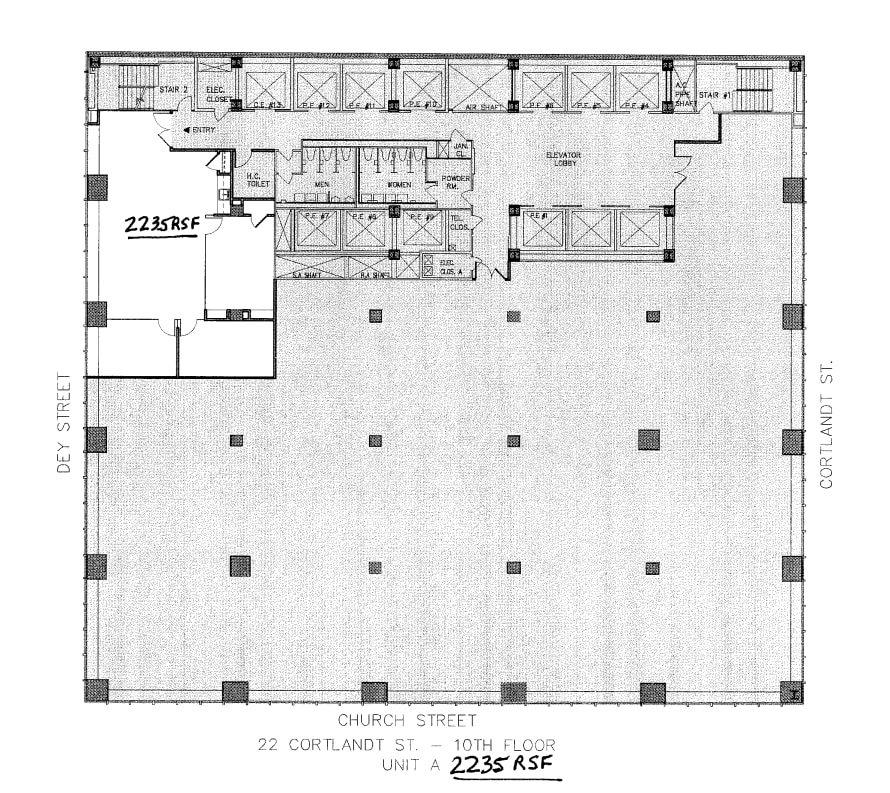 22 Cortlandt St, New York, NY for lease Floor Plan- Image 1 of 1