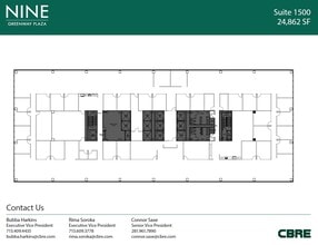 9 Greenway Plz, Houston, TX à louer Plan d’étage- Image 1 de 1