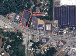 2201 Veterans Blvd, Dublin, GA - Aerial map view - Image1