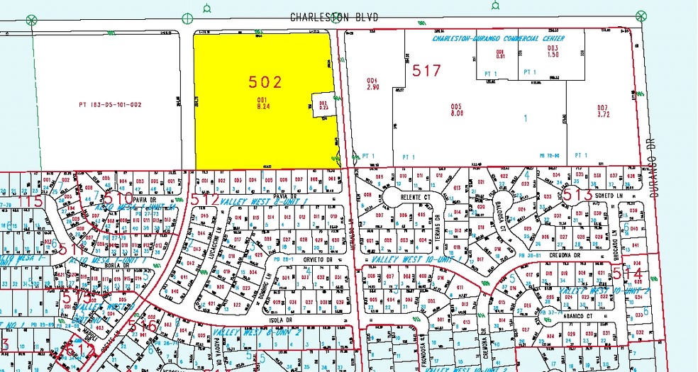 8751 W Charleston Blvd, Las Vegas, NV à louer - Plan cadastral - Image 3 de 25