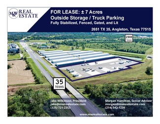 Plus de détails pour 2651 TX 35, Angleton, TX - Terrain à louer