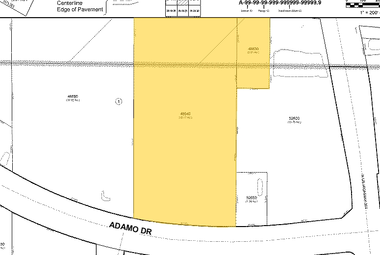 8800-8824 E Adamo Dr, Tampa, FL à vendre - Plan cadastral - Image 1 de 1