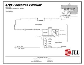 5707 Peachtree Pky, Peachtree Corners, GA for lease Floor Plan- Image 1 of 9
