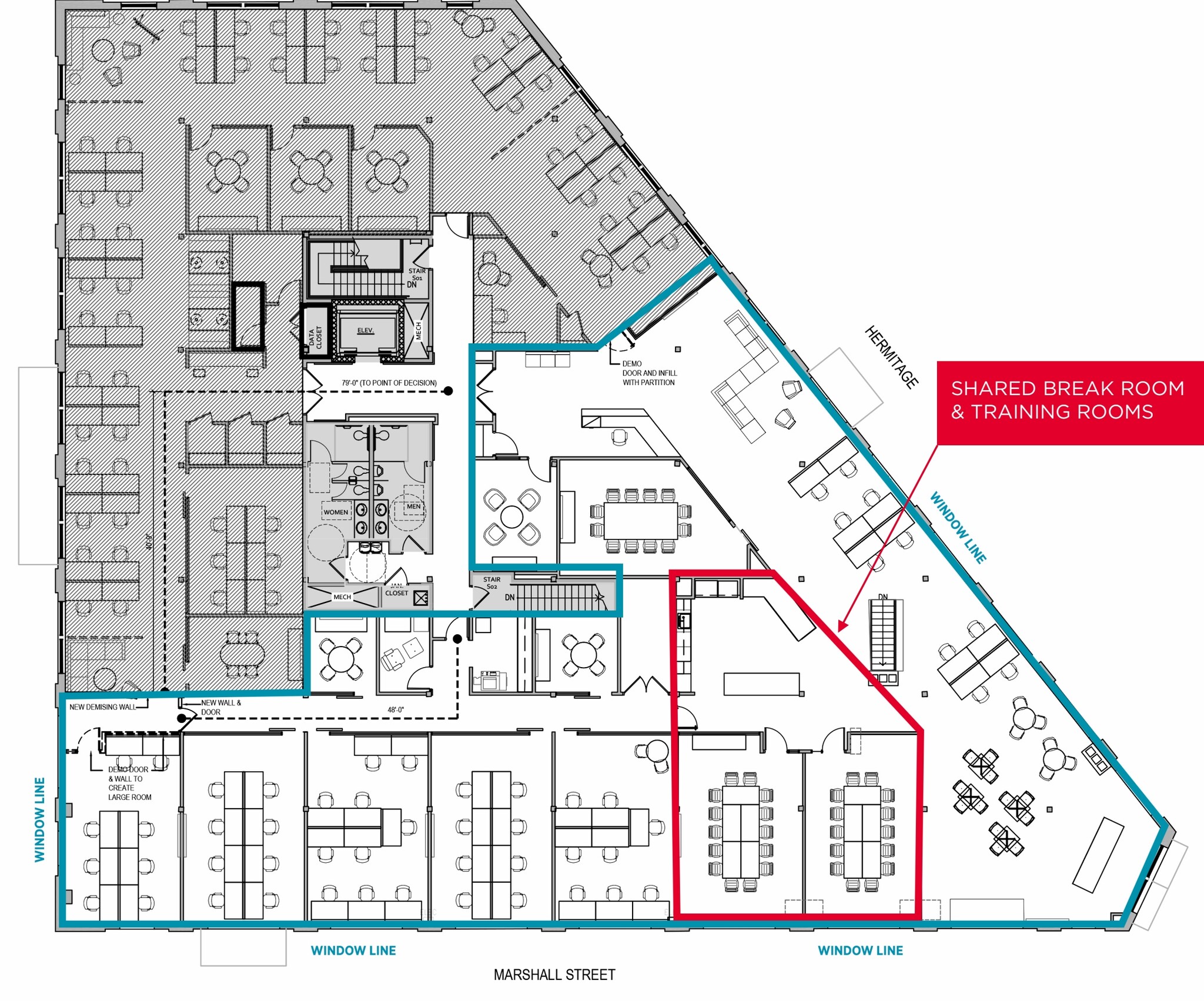 2000 W Marshall St, Richmond, VA for lease Floor Plan- Image 1 of 9