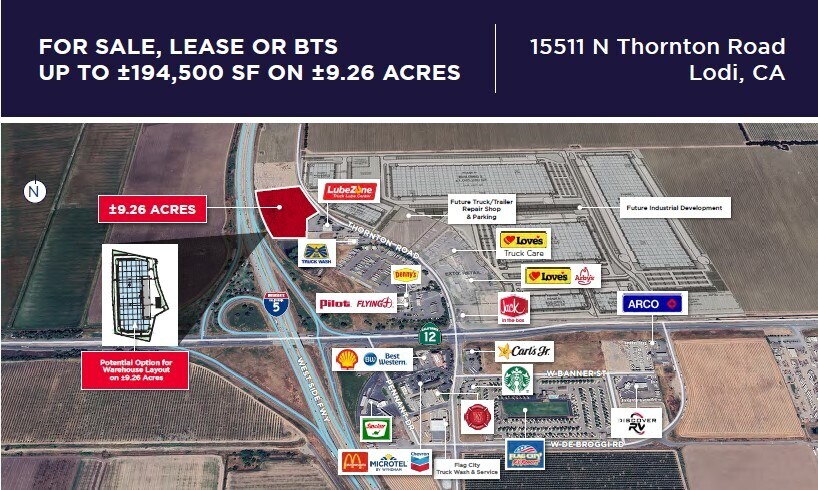 15511 Thornton rd, Lodi, CA à vendre - Aérien - Image 2 de 3