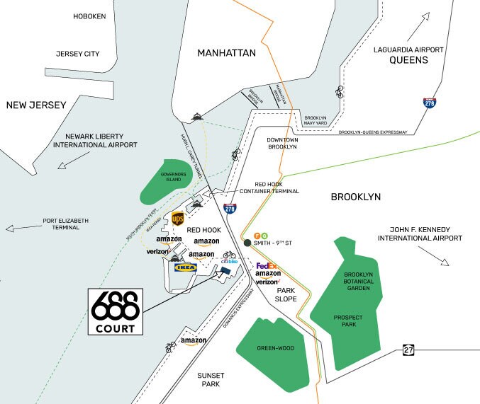 688 Court St, Brooklyn, NY à louer - Photo du bâtiment - Image 2 de 3