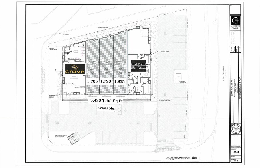 1443 Johns Lake Rd, Clermont, FL à louer - Plan de site - Image 3 de 3