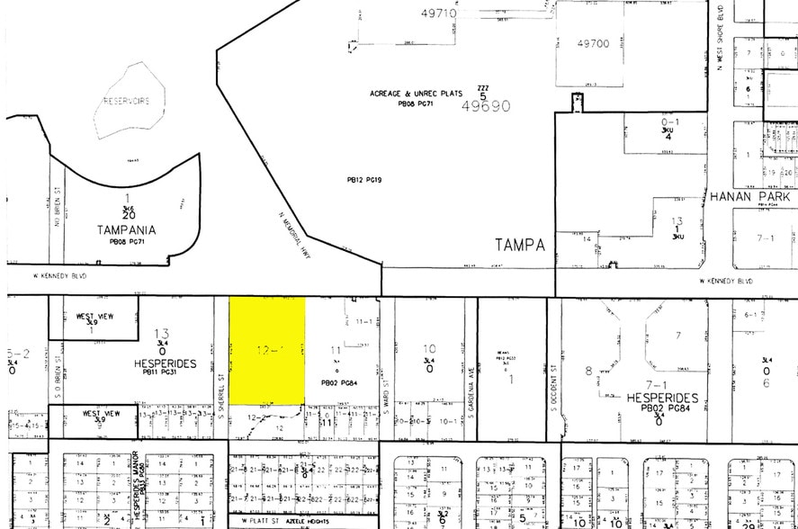 5100 W Kennedy Blvd, Tampa, FL for lease - Plat Map - Image 2 of 15
