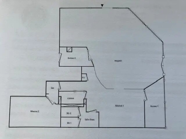 Retail in Lyon for lease - Floor Plan - Image 2 of 3