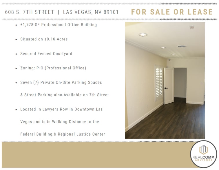 608 S 7th St, Las Vegas, NV for sale - Building Photo - Image 2 of 6