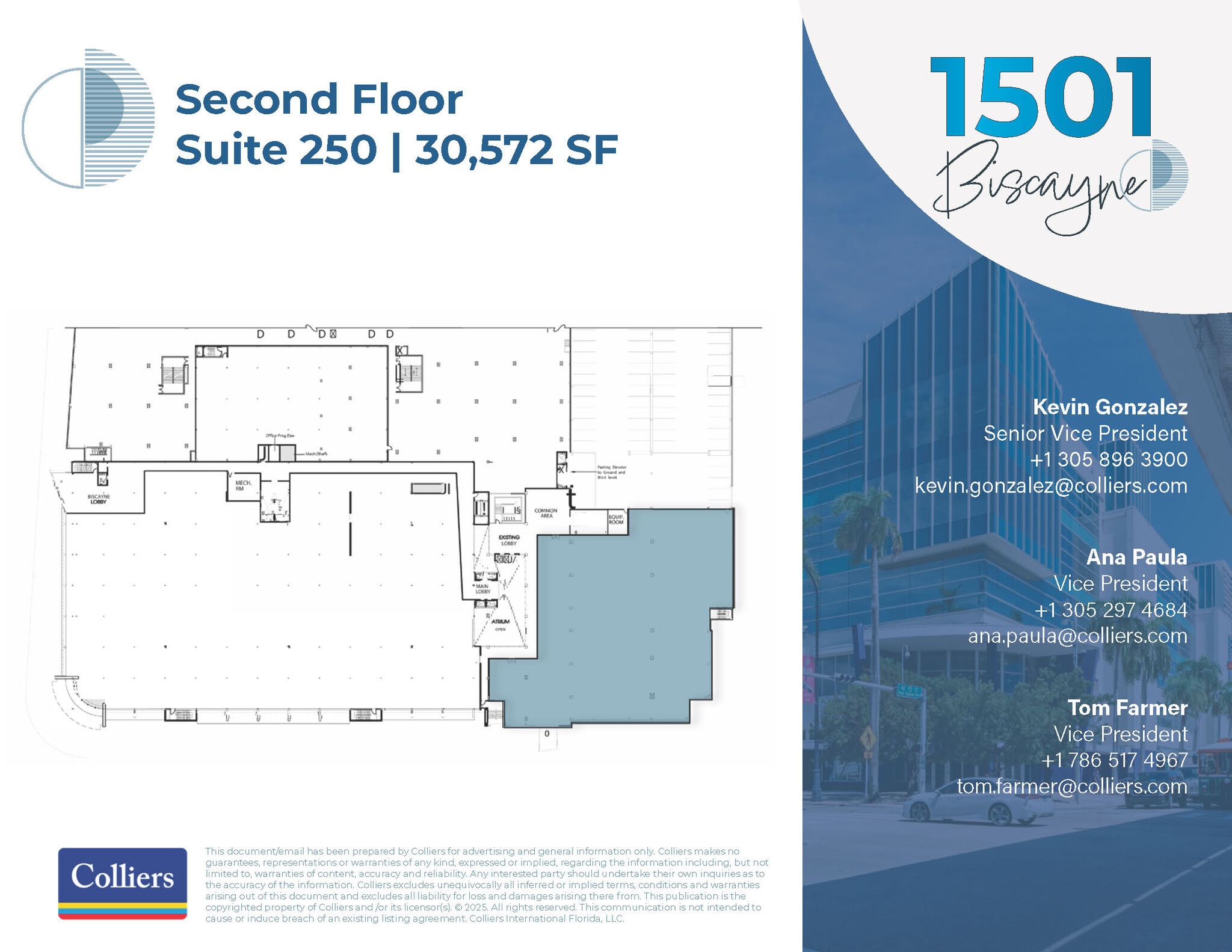 1501 Biscayne Blvd, Miami, FL for lease Floor Plan- Image 1 of 1