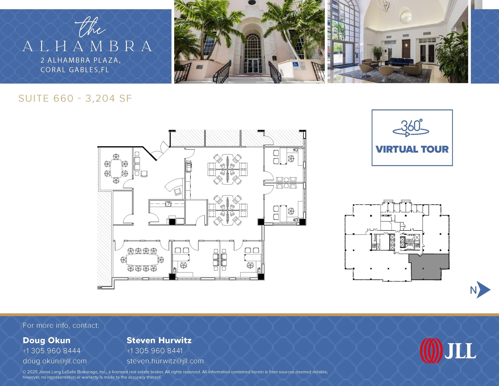 2 Alhambra Plz, Coral Gables, FL for lease Floor Plan- Image 1 of 1