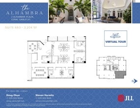 2 Alhambra Plz, Coral Gables, FL for lease Floor Plan- Image 1 of 1
