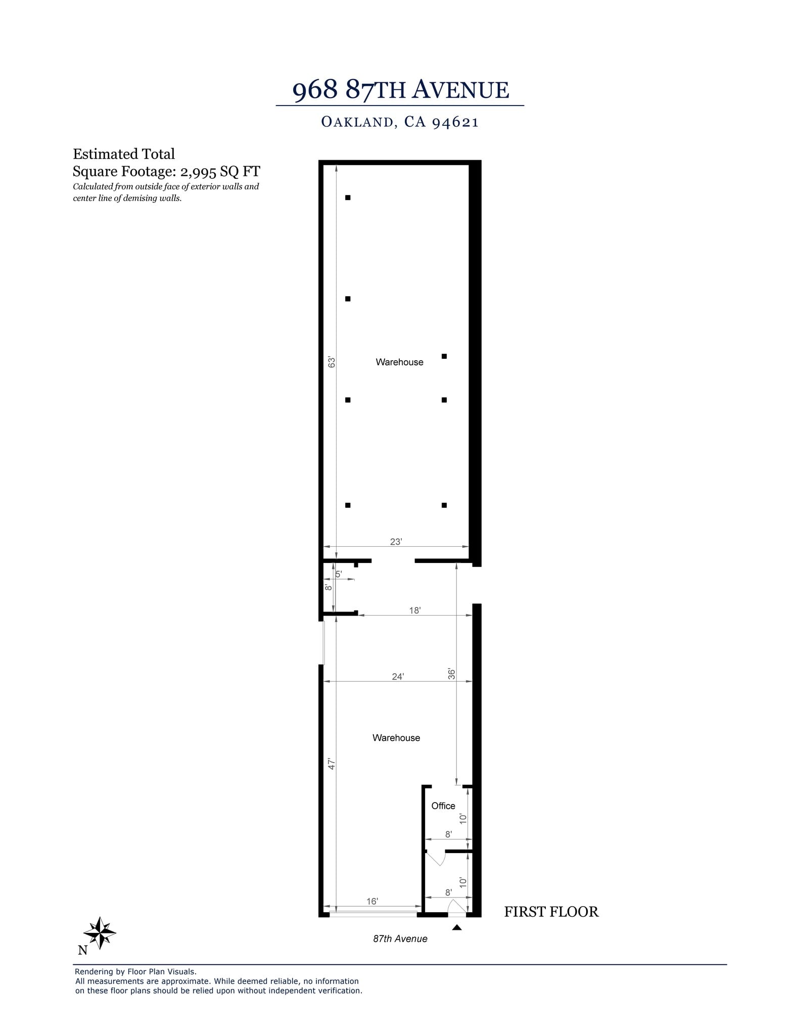 962-972 87th Ave, Oakland, CA for lease Site Plan- Image 1 of 1