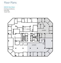 8410 W Bryn Mawr Ave, Chicago, IL à louer Plan d’étage- Image 1 de 1