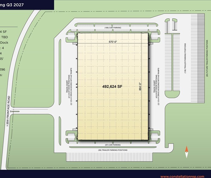 5921 South Fwy, Fort Worth, TX à louer - Plan de site - Image 2 de 3