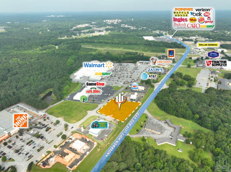 1700 Anderson Hwy, Hartwell, GA à vendre - Photo du bâtiment - Image 3 de 11