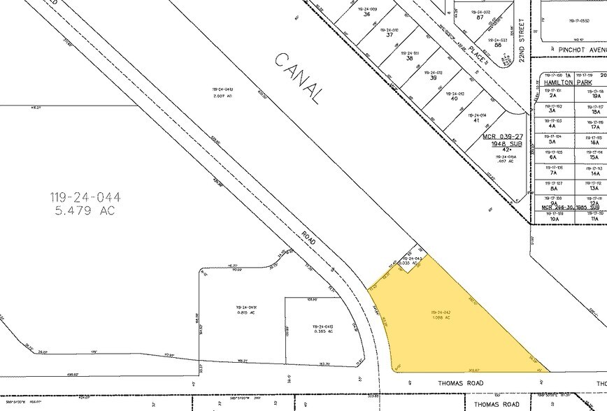 2150 E Thomas Rd, Phoenix, AZ à vendre - Plan cadastral - Image 2 de 2