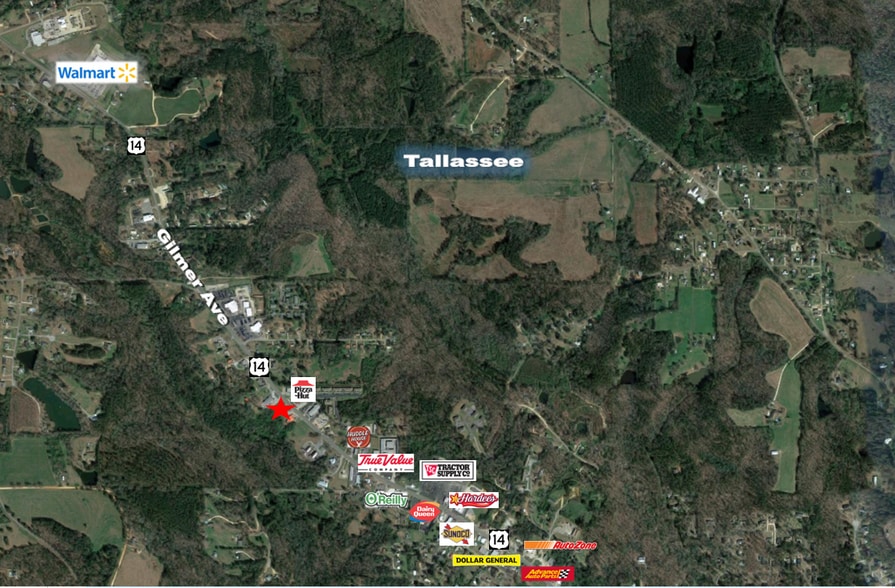 S of 14 hwy, Tallassee, AL à vendre - Photo du bâtiment - Image 2 de 2