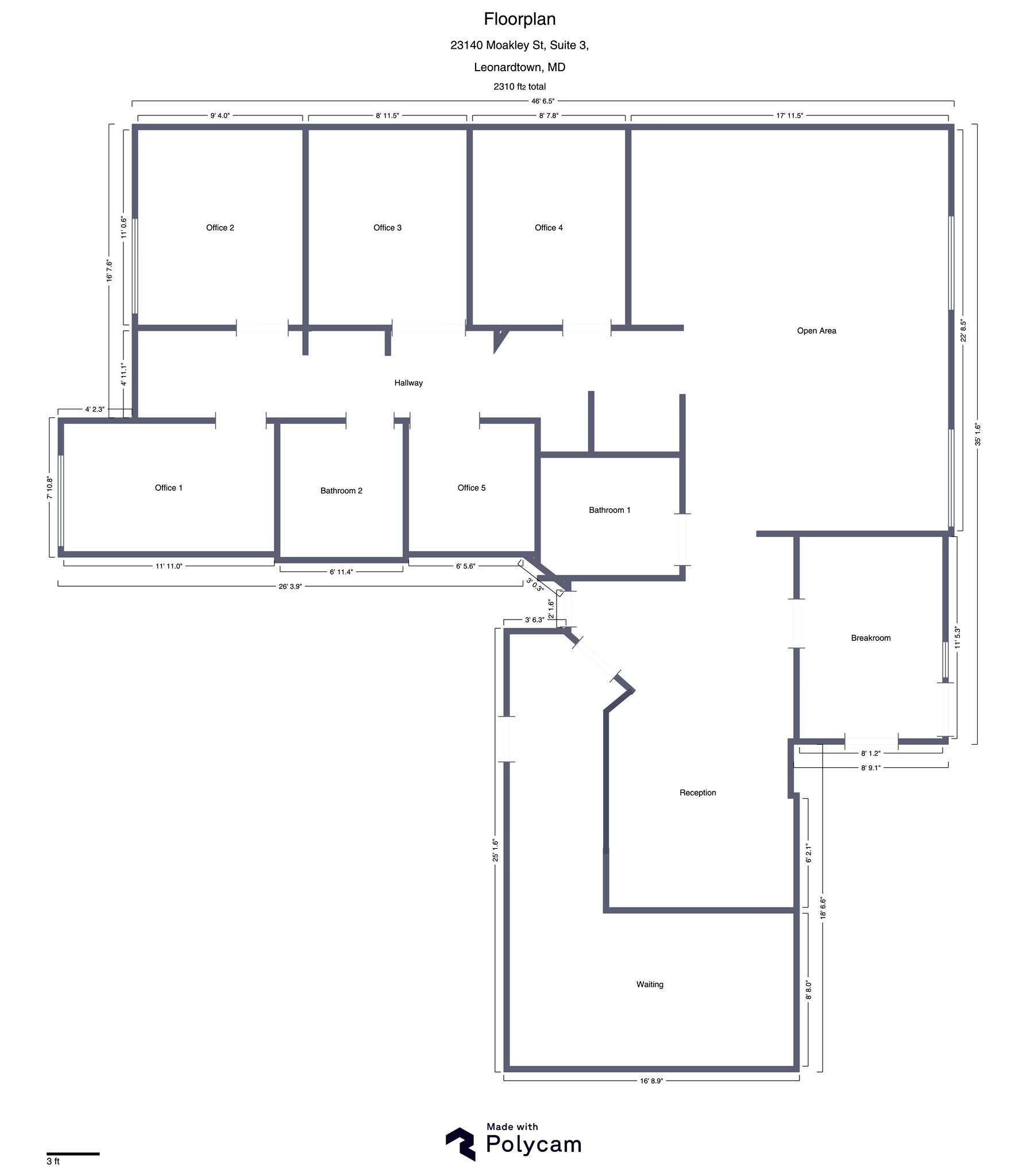 23140 Moakley St, Leonardtown, MD for lease Site Plan- Image 1 of 1
