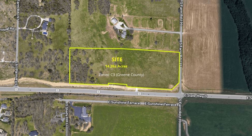 NWC Sunshine, Springfield, MO for sale - Aerial - Image 3 of 4