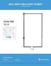 2575 W Bellfort St, Houston, TX à louer Plan d’étage- Image 1 de 1