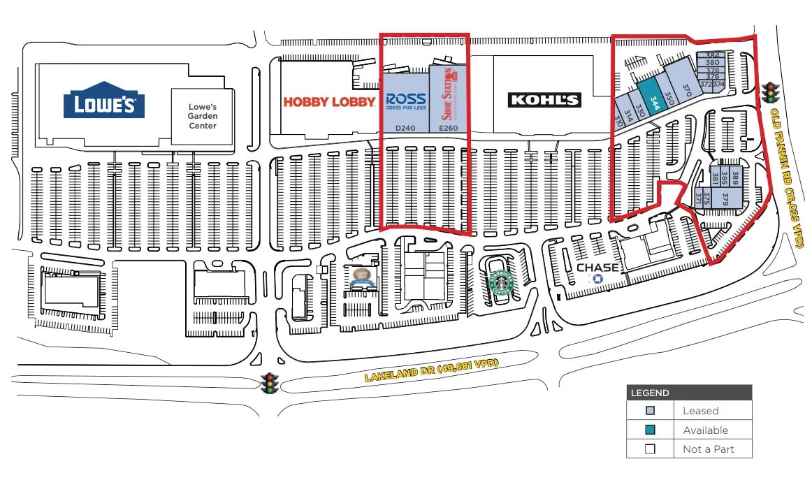 300 Ridge Way, Flowood, MS à louer Plan de site- Image 1 de 1