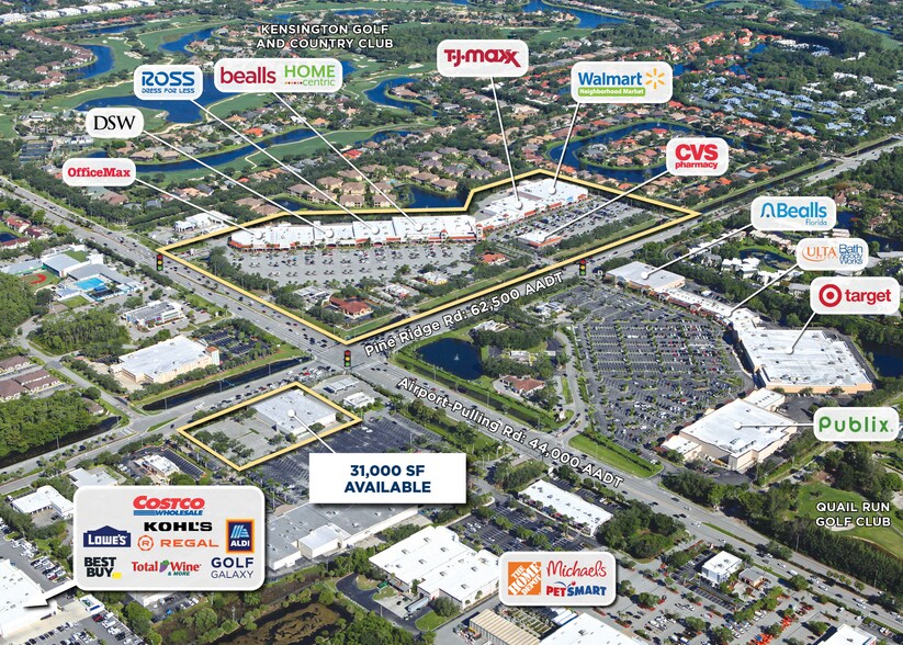 5305 Airport Pulling Rd N, Naples, FL à louer - Aérien - Image 2 de 3