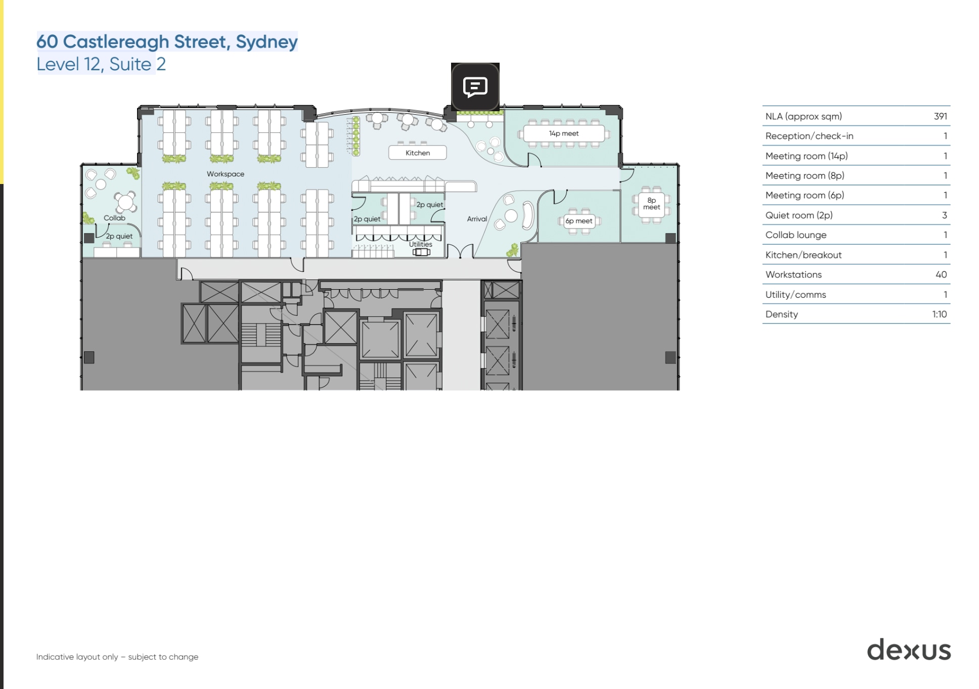 60 Castlereagh St, Sydney à louer Plan d’étage- Image 1 de 1