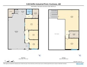 30 Griffin Ind Pt, Cochrane, AB for lease Floor Plan- Image 2 of 2